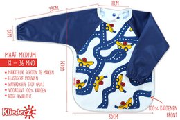 Mouwslab Racing Bananas - baby/peuter slab