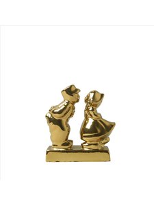 Kussend paar goud