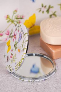 Taschenspiegel Wiese 8 cm Isabelle Rose