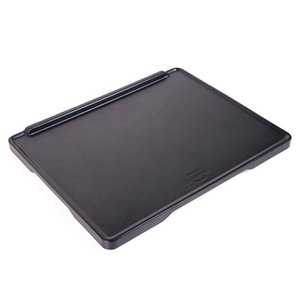 Pizzasteen geglazuurd in zwart - voor oven & grill