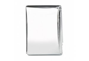 Emergency blanket made in shiny silver PET. Helps retain body heat. ( Open Blanket 130X208 CM )