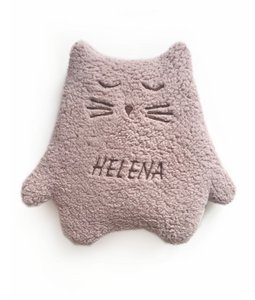 CUDDLY TOY/THERMO KITTEN DUSTY PINK "NAME"