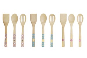 KEUKENGEREI SET 3 BAMBU 6X2X30 AFRIKA 3 SURT. PC193095