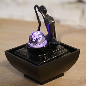 Binnenfontein - Yoga 1 - Strak Design - Decoratief Object - Zen en Ontspannend - Snelle Installatie