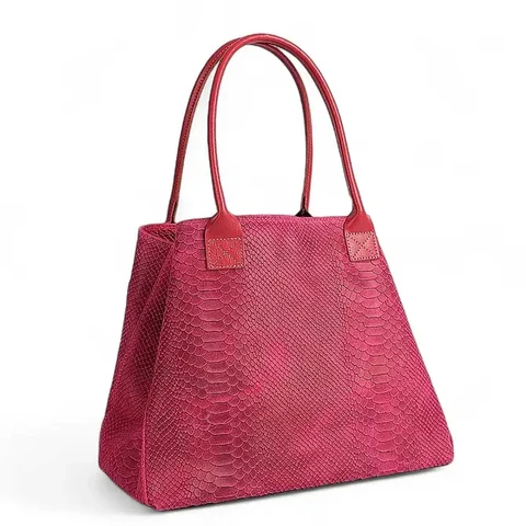Umhängetasche LOLA – Fuchsia – Hergestellt in Italien