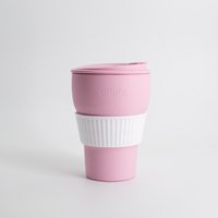 Griply foldable coffee cup - Pink - 470 ML
