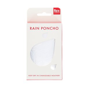Emergency rain poncho - Red box