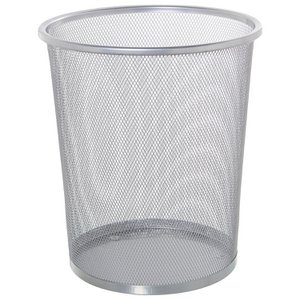 GRIJZE METALEN ROOSTER Vuilnisbak °30X34CM LL80106