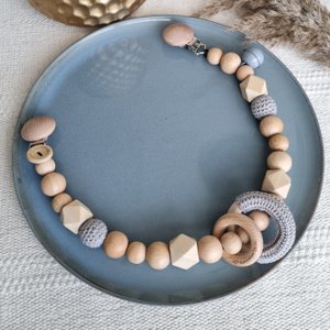 Wagenspanner basic hout - Grijs