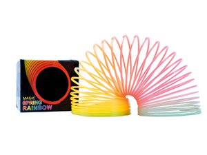 Regenbogenspirale aus Kunststoff Ø7cm