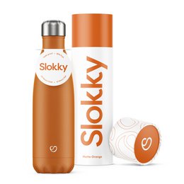 Slokky Matte Orange Bottle - 500ml