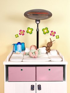 Aankleedtafelverwarmer met standaard