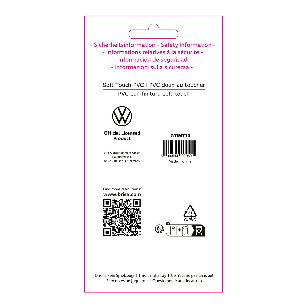 BRISA VW Collection - Magnete da frigorifero-ufficio-bacheca Volkswagen