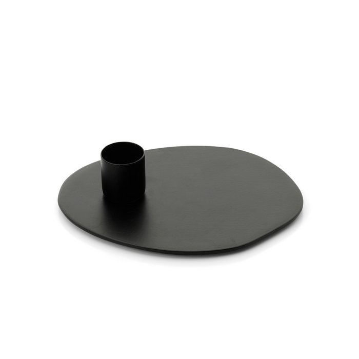 De Glowpad Kaarsenhouder - Zwart - S