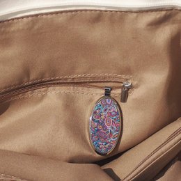 Boho Doodle: Designer magnetischer Telefon- und Schlüsselhalter, für Geldbörse, Auto, Zuhause