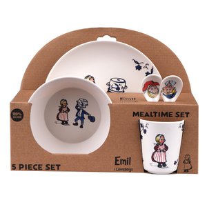 Emil 100% Melamin 5-tlg. Mealtime Set