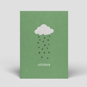 Postcard - Rain of Luck - No. 106