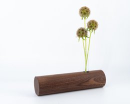 Vase Violet Valnød