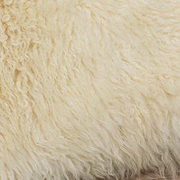 LANA Piel de oveja - Classic White CURLY