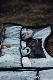 Grijs ♻️ Luiertas van gerecycled polyester