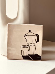 Tegeltje Percolator Zand