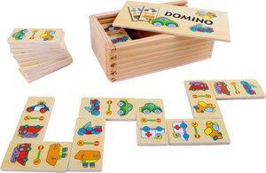 Domino Fahrzeuge | Gesellschaftsspiele | Holzspielzeug