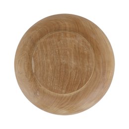 Obstschale aus Teakholz - handgefertigt - Durchmesser 38 cm