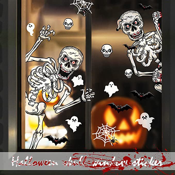 Scheletro Adesivi di Halloween