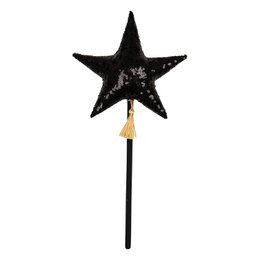 “Black Sequins” Fairy-tale Crown and Wand Magic Set