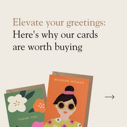 Nanna Card, Eco-Conscious Greeting Card