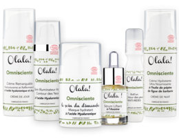 Omniscient Range 6 products, a collection of toners featuring natural ingredients for skin care. Includes descriptions of colors, materials, and styles.