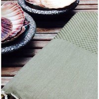 Hammam Towel Fouta Waffle - Olive Green - 100x200cm