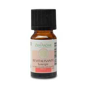 Synergie van etherische oliën - Revitaliserend - 10 ml - Gebruik voor diffusie - Verpakt in Frankrijk