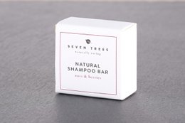 FRUTTA A GUSCIO - Shampoo solido per capelli con polvere di tonka, olio di semi di prugna ed estratto di semi d'uva e lampone