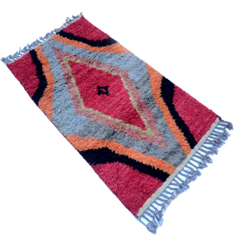 Tapis Moelleux Berbère Cornell Rouge