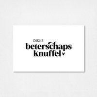 Mini kaartje | Dikke beterschapsknuffel