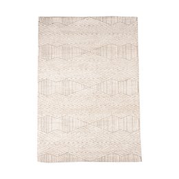  Cosy area rug in taupe color, made of synthetic material, measuring 200x300 cm.