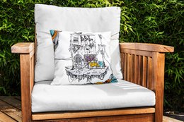 Poduszka Sweet Home Velvet firmy Esboner