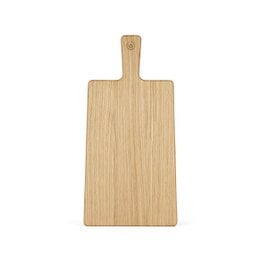 Stylish luxury - oak wood cutting and serving board "Leni"
The image shows a rectangular wooden cutting and serving board made of oak wood. The board has a simple, minimalist design with a smooth, natural wood grain texture. It appears to be a high-quality, durable kitchen accessory suitable for both cutting and serving purposes.