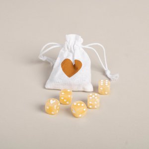 Würfelset Gold (VE = 8 Sets)