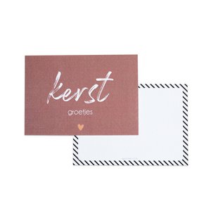 Christmas greetings || A6 Card