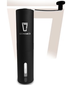 Manuelle Kaffeemühle aus Keramik mit einstellbaren Mahlmodi