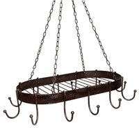 Pot hanger made of iron - antique brown 57cm
