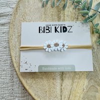 Hairband Daisies Bronze