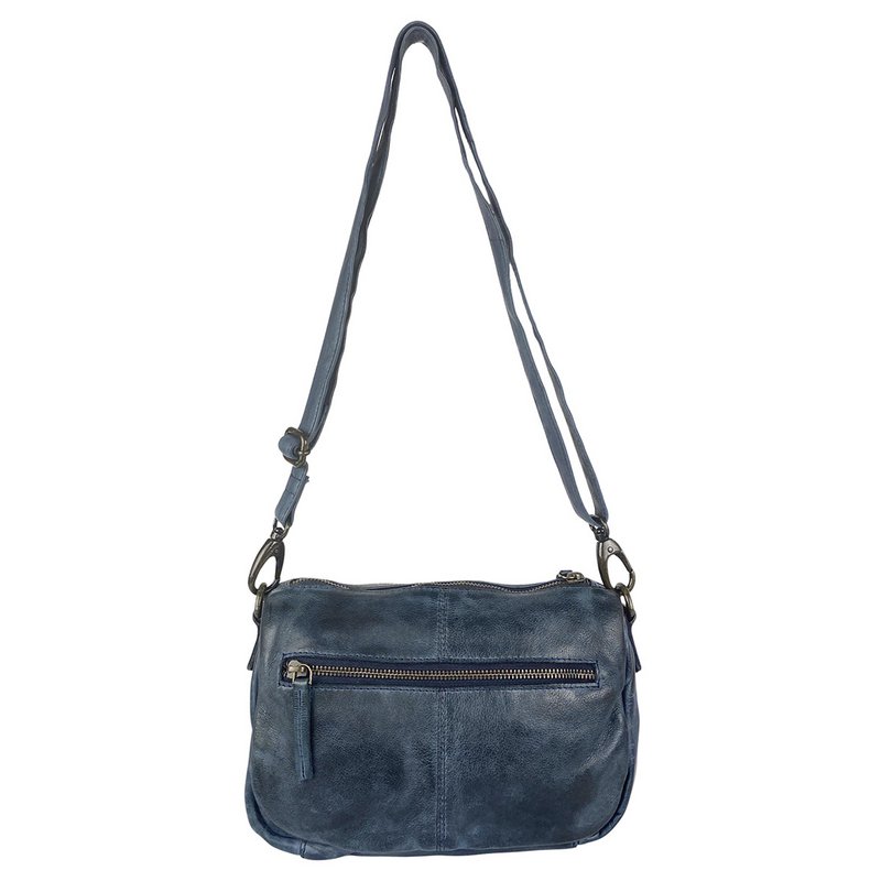 Borsa A Spalla Da Donna Realizzata In Pelle Lavata In 4 Colori