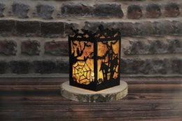 HALLOWEEN PAPER TEALIGHT HOLDER 150 x 100 mm