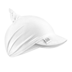 Bamboo visor scarf tied