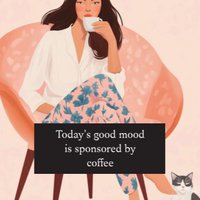 Nachhaltige Karte - Gute Laune