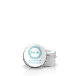 A 50 ml jar of organic hand balm with a soothing, moisturizing formula. The product features a green "Bio Garantie" logo, indicating it is a certified organic product.