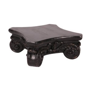 Pedestal 27 cm - Black - Resin